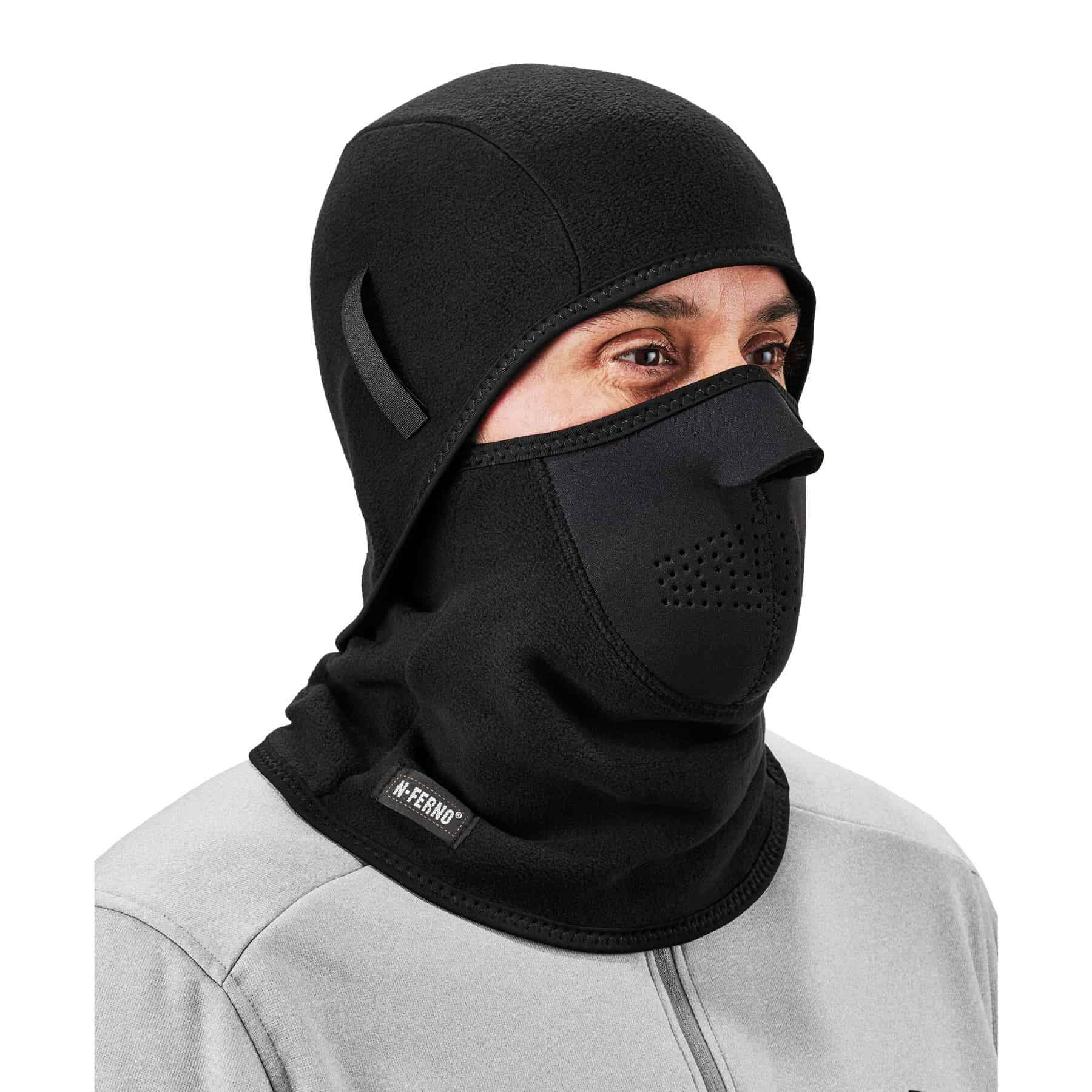 Ergodyne N-Ferno 6827 Balaclava Face Mask - 2-Piece, Fleece/Neoprene
