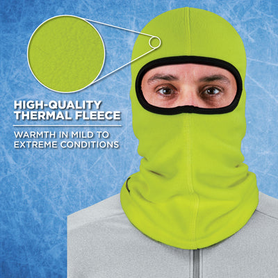 N-Ferno 6821 Balaclava Face Mask - Fleece - Lime
