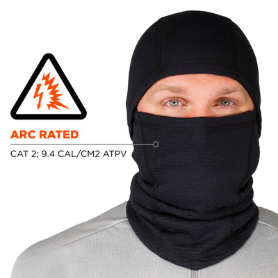 Ergodyne N-Ferno 6847 FR Balaclava Face Mask - Dual Compliant, NFPA 70E / NFPA 2112