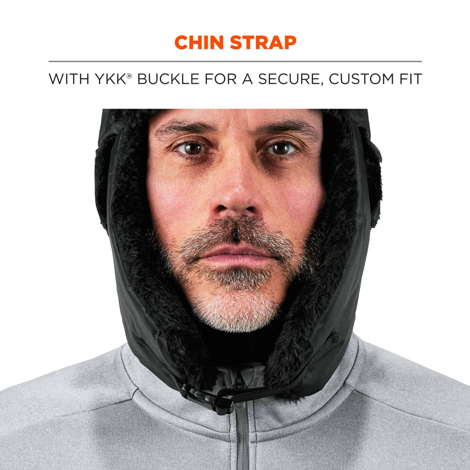 Ergodyne N-Ferno 6802Z Zippered Trapper Hat (Bump Cap Not Included)
