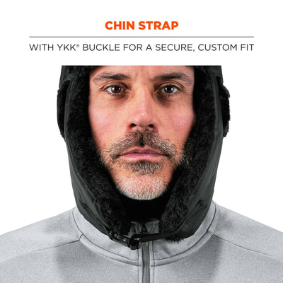 Ergodyne N-Ferno 6802Z Zippered Trapper Hat (Bump Cap Not Included)