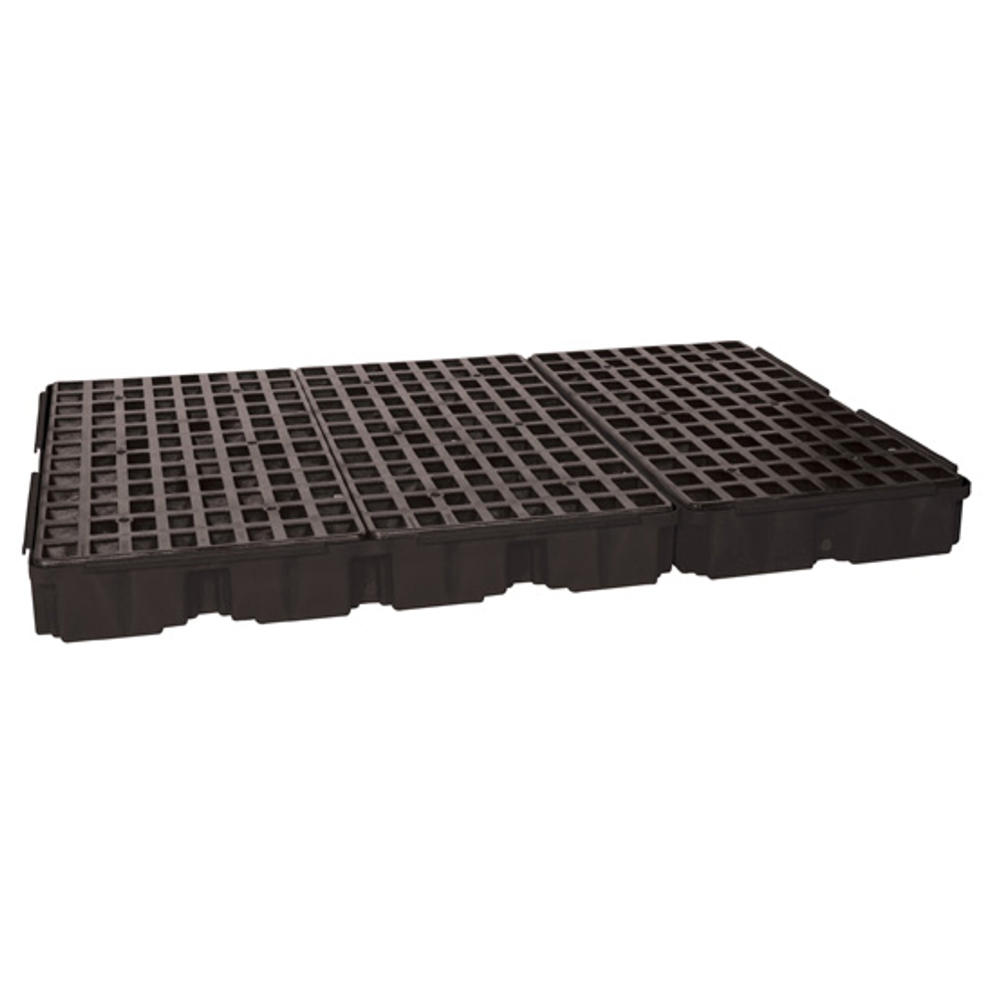 Eagle Modular Spill Platforms - 6 Drum - With Drain - Black - 1686BD