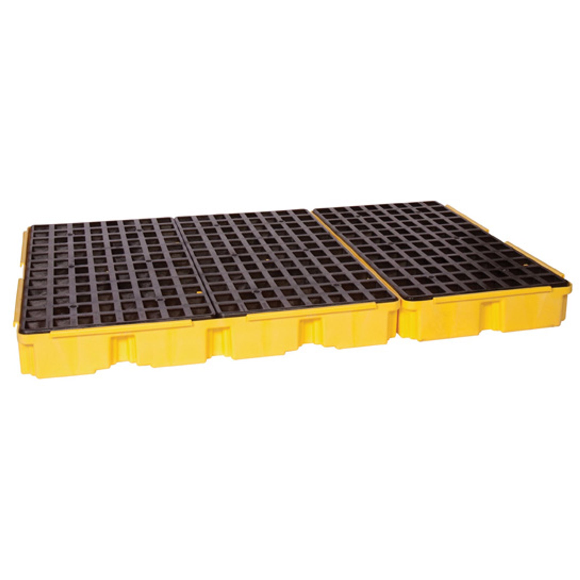 Eagle Modular Spill Platforms - 6 Drum - With Drain - Yellow - 1686D