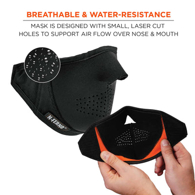 Ergodyne N-Ferno 6878 Winter Hard Hat Liner and Neoprene Mouthpiece Kit - 3-Layer