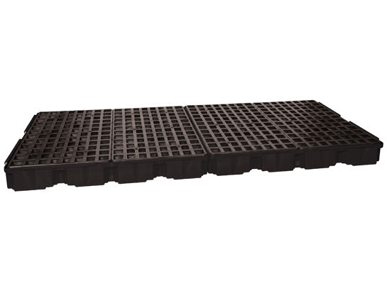 Eagle Modular Spill Platforms - 8 Drum - With Drain - Black - 1688BD