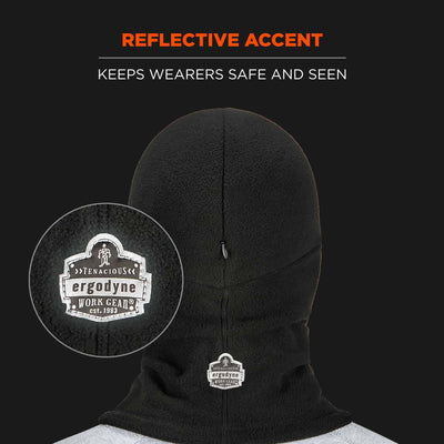 Ergodyne N-Ferno 6893Z Zippered Balaclava Face Mask (Bump Cap Not Included)
