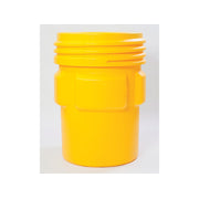 Eagle Overpack Poly Drum - 95 Gallon - Screw-on Lid - Yellow - 1690