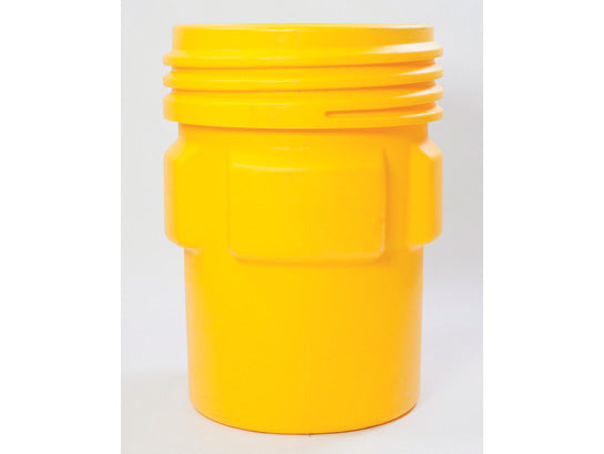 Eagle Overpack Poly Drum - 95 Gallon - Screw-on Lid - Yellow - 1690