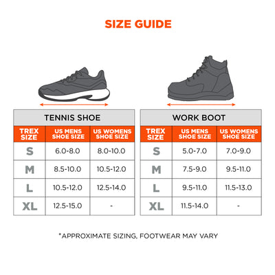 Ergodyne TREX 6326 Spikeless Traction Device - Slip-Resistant & Oil-Resistant