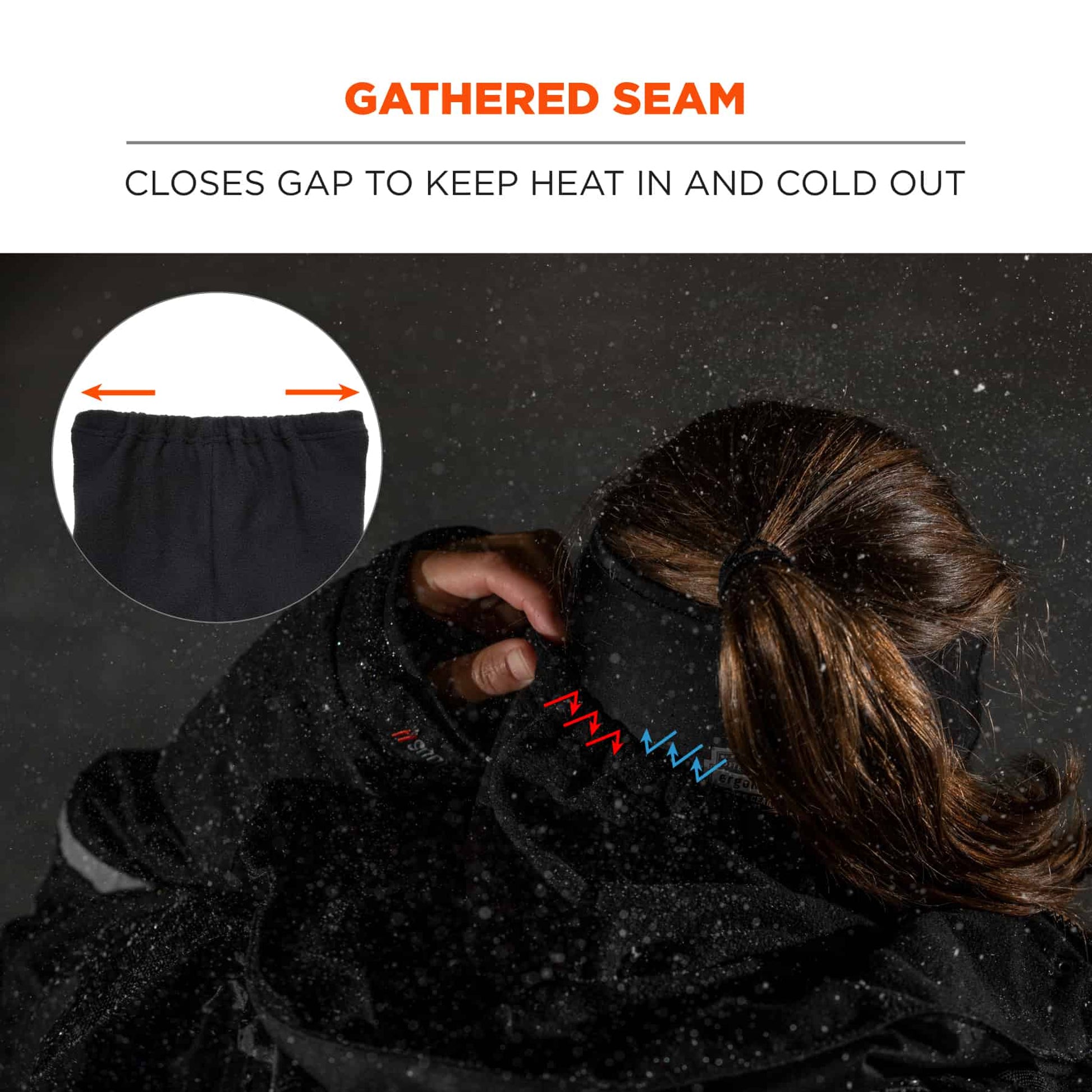 Ergodyne N-Ferno 6960 Fleece Neck Gaiter - Black