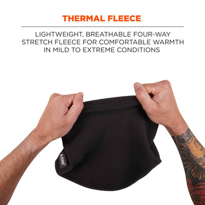 Ergodyne N-Ferno 6960 Fleece Neck Gaiter - Black