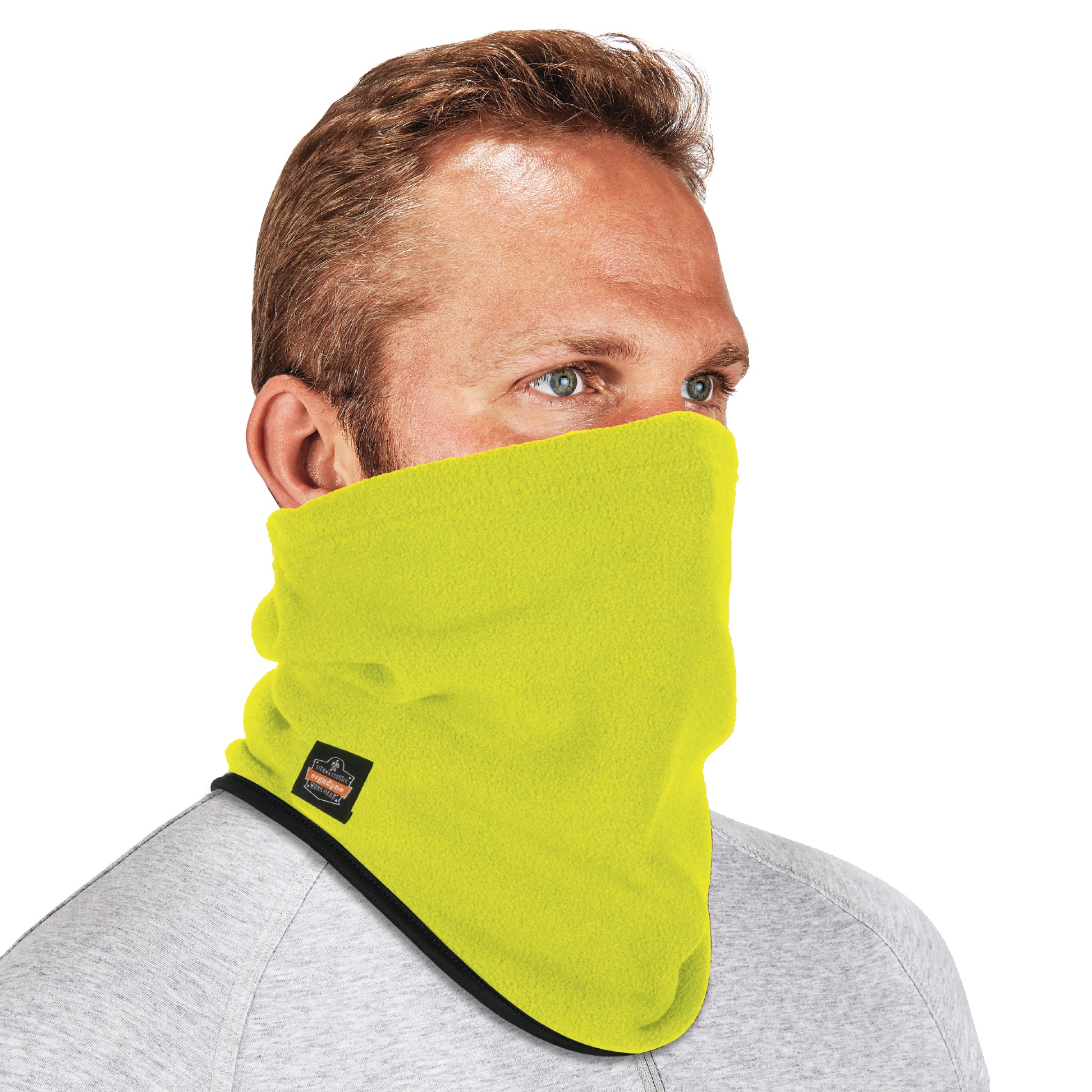 Ergodyne N-Ferno 6960 Fleece Neck Gaiter - Hi-Vis Lime