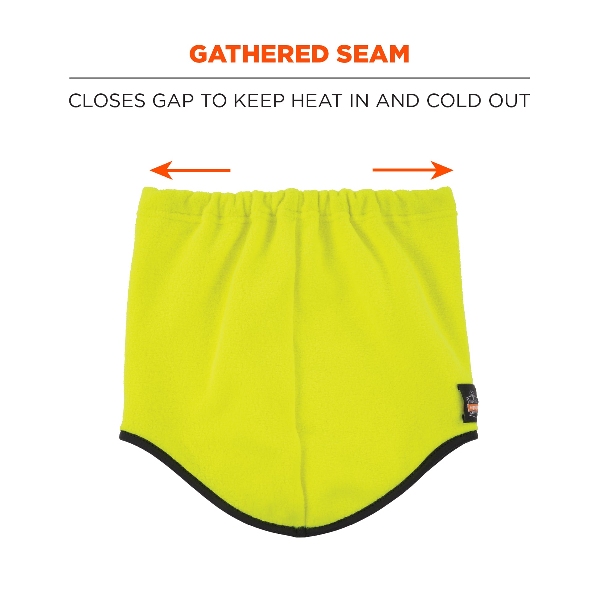 Ergodyne N-Ferno 6960 Fleece Neck Gaiter - Hi-Vis Lime
