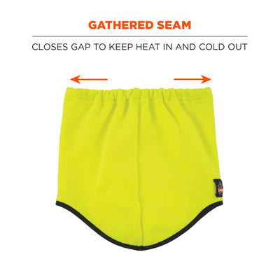 Ergodyne N-Ferno 6960 Fleece Neck Gaiter - Hi-Vis Lime