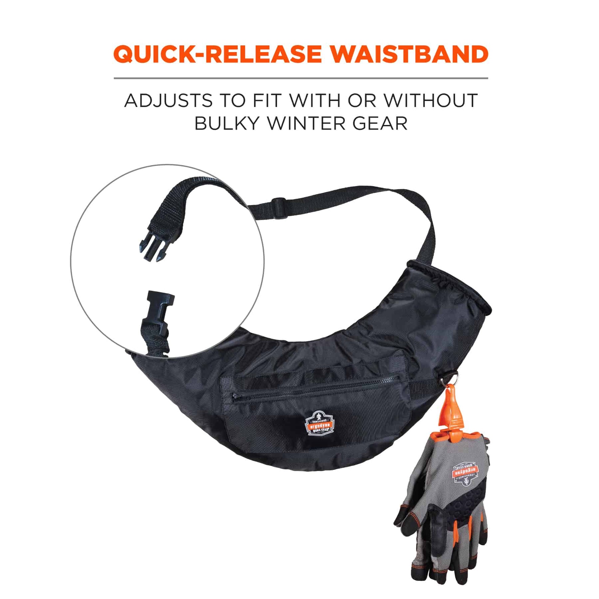 Ergodyne N-Ferno 6980 Winter Hand Warmer Muff - Black - Single