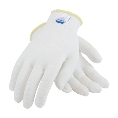 Claw Cover Cut Resistant Gloves Seamless Knit Dyneema / Elastane Glove - Light Weight - White - 1/DZ - 17-DL200