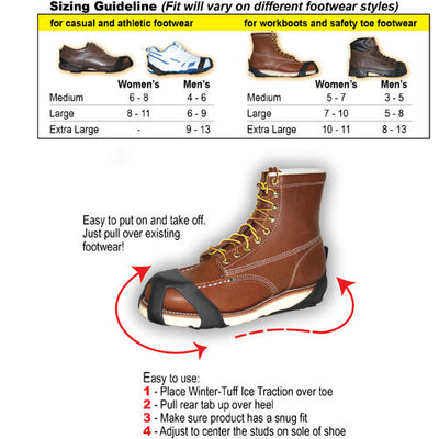 Tingley Winter-Tuff Ice Traction Spikes 1150