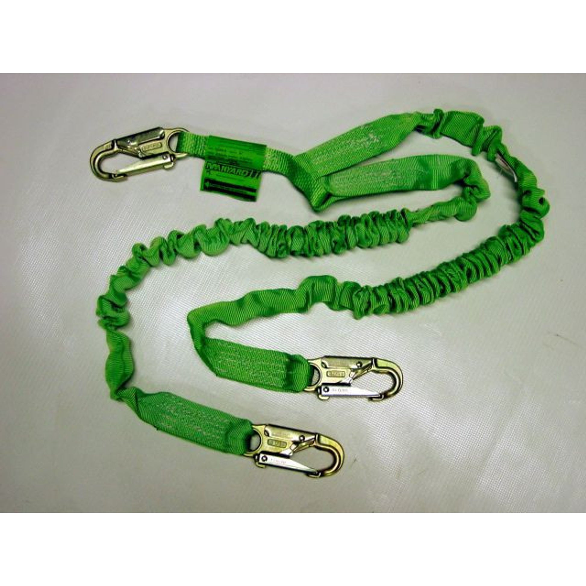 Miller 6 ft. Manyard II Double Leg Lanyard w/3 Locking Snap Hooks - 232M/6FTGN