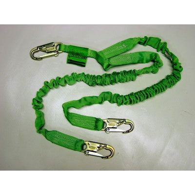 Miller 6 ft. Manyard II Double Leg Lanyard w/3 Locking Snap Hooks - 232M/6FTGN