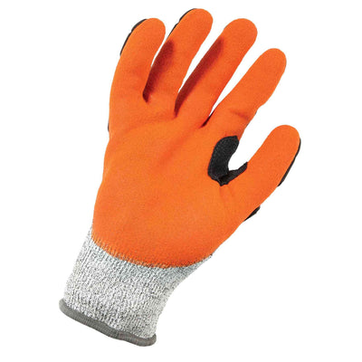 Ergodyne ProFlex 922CR Nitrile Coated Cut-Resistant Gloves - ANSI A3, EN388: 4442CP, 13G, Dorsal Protection - Gray