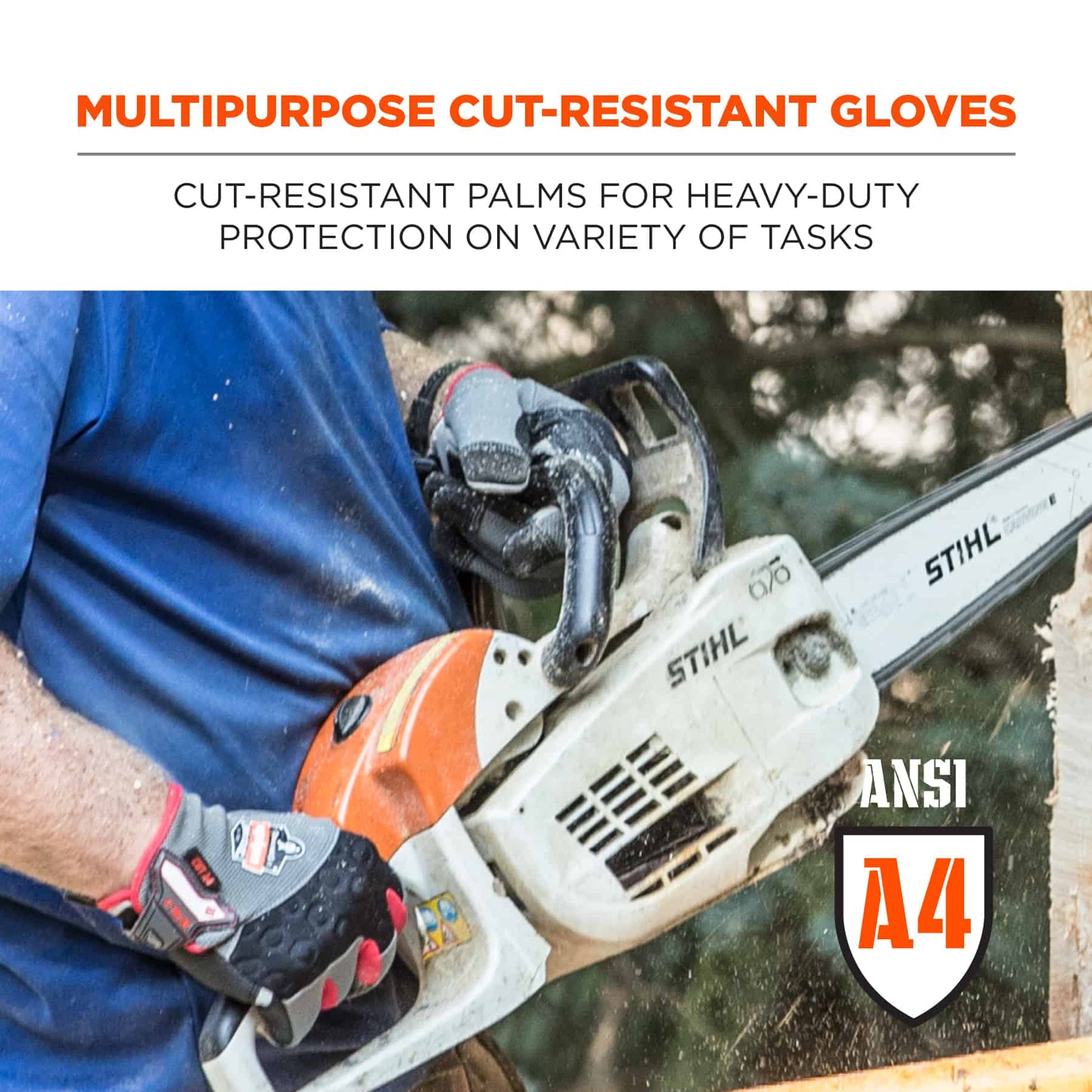 Ergodyne ProFlex 710CR Heavy-Duty Cut Resistant Gloves