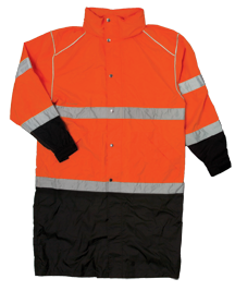 ML Kishgo Brilliant Series Long Orange Rain Coat