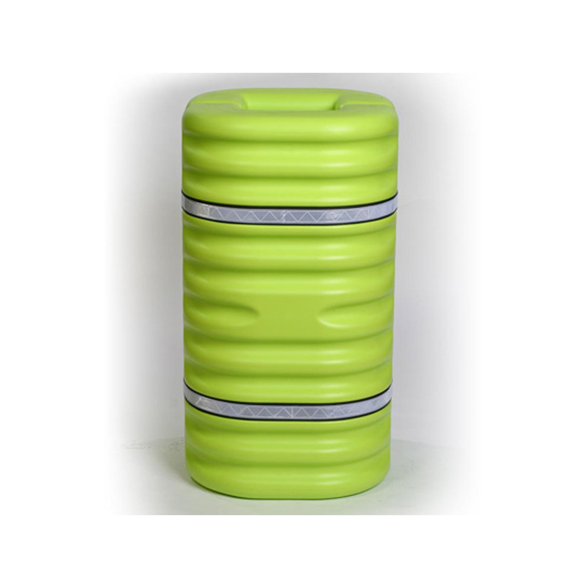 Eagle Hi-Visibility Column Protector with Reflective Straps - Fits 9" Column - Lime - 1709LM