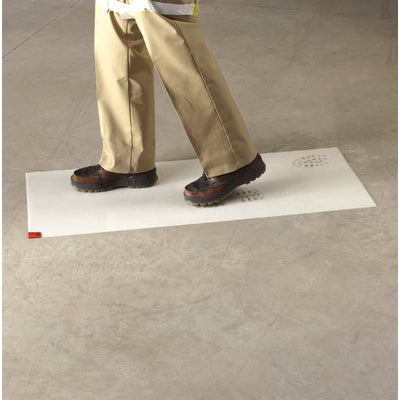 3M White Clean-Walk Mat 24 in x 36 in [240 Sheets] 5836