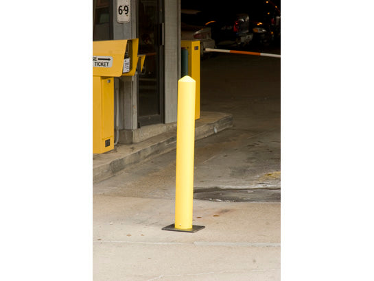 Eagle Poly Bollard Post - 7" x 42" - Yellow - 1733