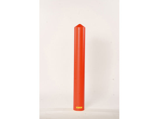 Eagle Bollard Post Sleeve - Smooth - 4" x 56" - Red - 1735R