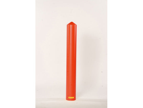 Eagle Bollard Post Sleeve - Smooth - 8" x 57" - Red - 1737R