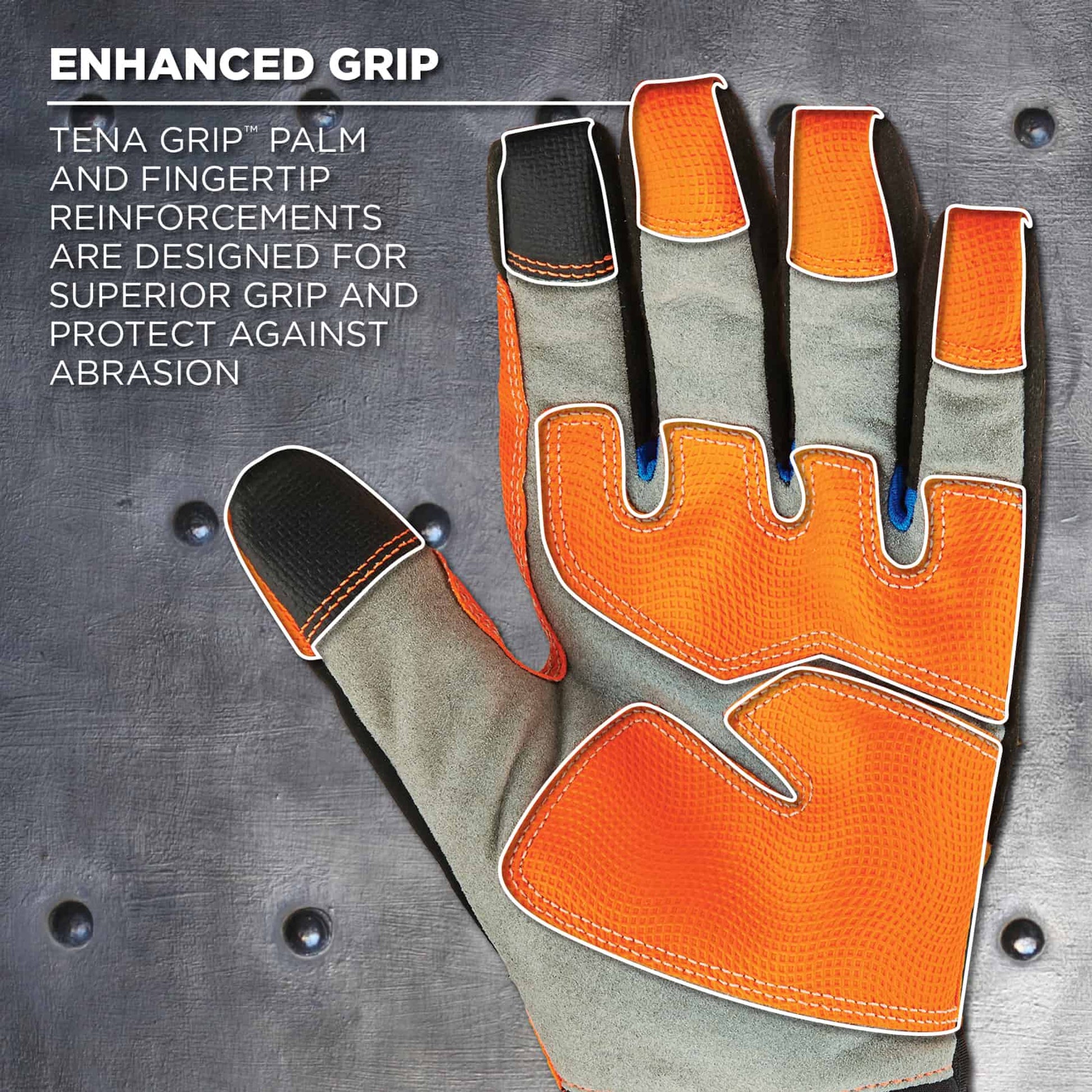 Ergodyne ProFlex 818WP Thermal Waterproof Winter Work Gloves - Orange