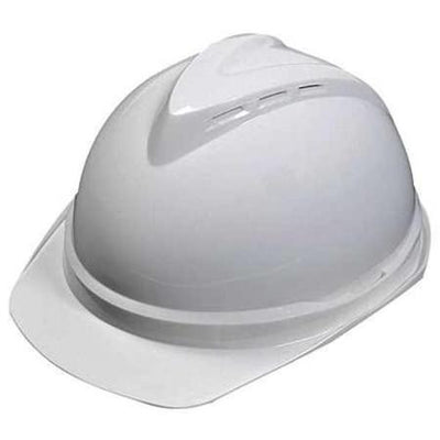 MSA Top-Gard White Staz-On Hard Hat - 454728