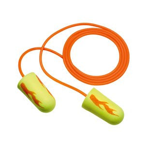 3M E-A-R E-A-Rsoft Yellow Neon Blasts Corded Earplugs [200 Pair] 311-1252