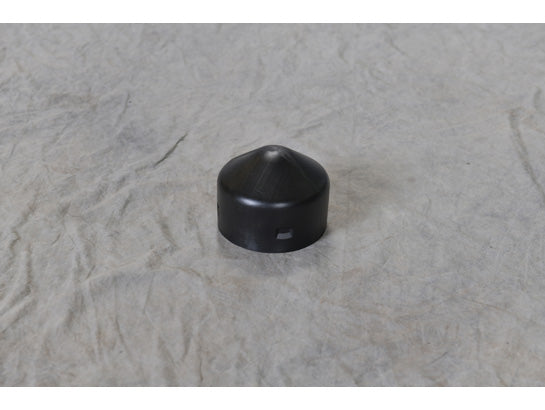 Eagle 4" Round Plastic Post Cap - 5" Outside Diameter - Black - 1749