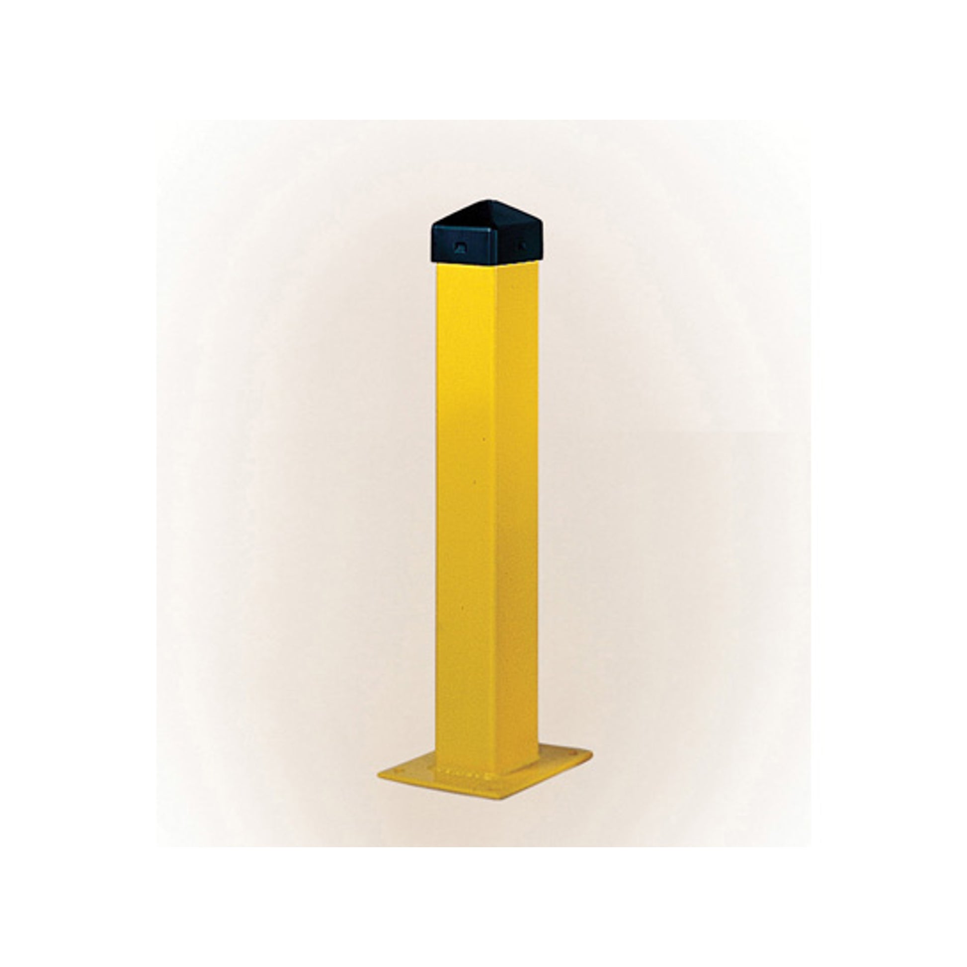 Eagle Bollard Post - 5" Square - 1/4" Thick Steel - 36" Height - Yellow - 1753