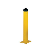 Eagle Bollard Post - 5" Round - 1/4" Thick Steel - 24" Height - Yellow - 1755