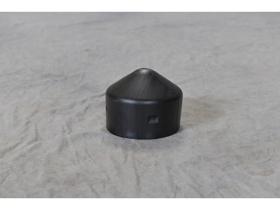 Eagle 5" Round Plastic Post Cap - 5 7/8" Outside Diameter - Black - 1758