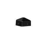 Eagle 5" Square Plastic Post Cap - 5 1/4" Outside Diameter - Black - 1759