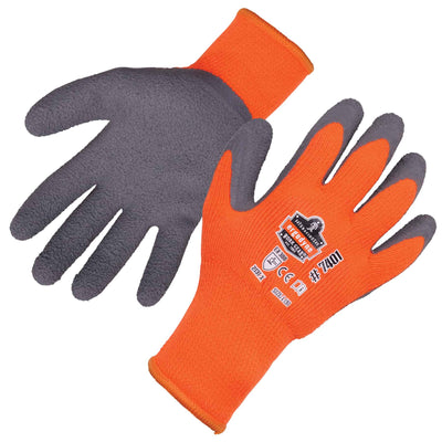 Ergodyne ProFlex 7401 Coated Lightweight Winter Work Gloves - Orange