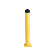 Eagle Bollard Post - 6" Round - 1/4" Thick Steel - 36" Height - Yellow - 1763