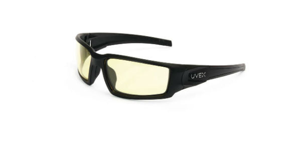 Uvex Hypershock Matte Black Frame Amber Lens, Uvextreme Plus AF