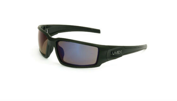 Uvex Hypershock Matte Black Frame Blue Mirror Lens, Hardcoat