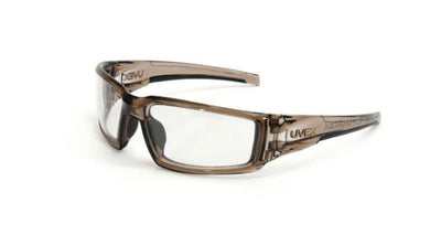 Uvex Hypershock Smoke Brown Frame Clear Lens, Uvextreme Plus AF