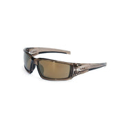 Uvex Hypershock Smoke Brown Frame Gold Mirror Lens, Hardcoat