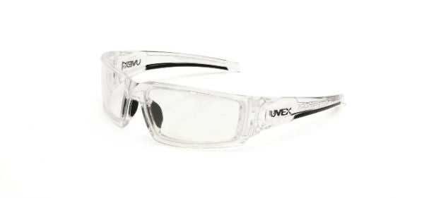 Uvex Hypershock Clear Ice Frame Clear Lens, Uvextreme Plus AF