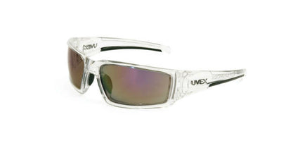 Uvex Hypershock Clear Ice Frame Red Mirror Lens, Hardcoat