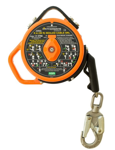MSA 50 ft. Latchways Sealed Self-Retracting Lanyard - 62816-00US