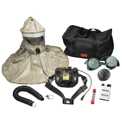 3M RBE-L10 First Responder Hood CBRN Lithium Battery PAPR System