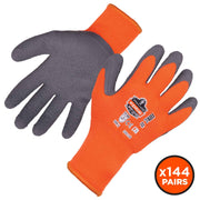 Ergodyne ProFlex 7401 Coated Lightweight Winter Work Gloves - Orange - 144-pair